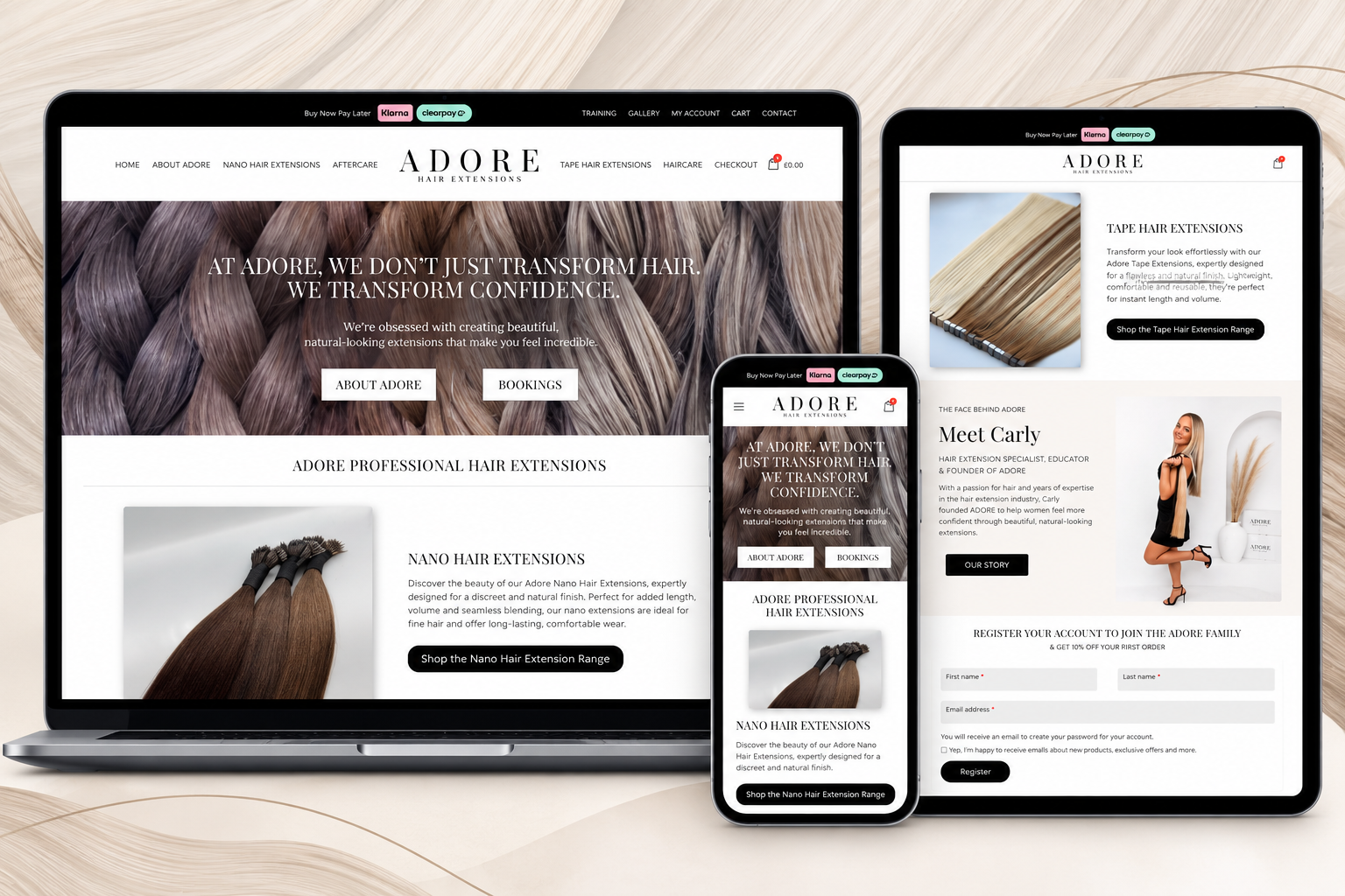 website responsive on all devices